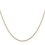 14K .70mm Ropa with Spring Ring Clasp Chain