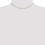 14K .70mm Ropa with Spring Ring Clasp Chain