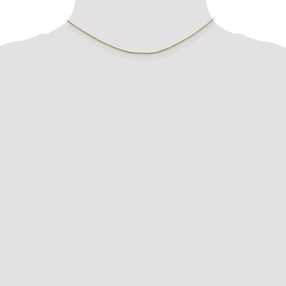 14K .70mm Ropa with Spring Ring Clasp Chain