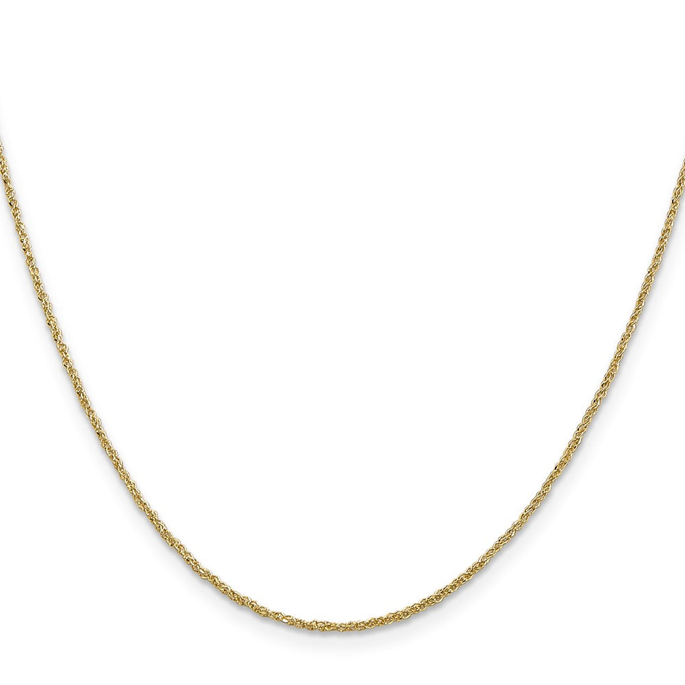 14K 1.1mm Ropa with Spring Ring Clasp Chain