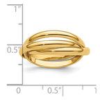 14k Polished Rolling Ring