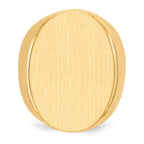 14k 19.0x26.5mm Oval Open Back Mens Signet Ring
