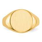 18ky Signet Ring