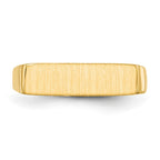 14k 16.5x5.0mm Rectangle Closed Back Signet Ring