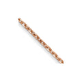 14k Rose Gold 1.0mm D/C Cable Chain