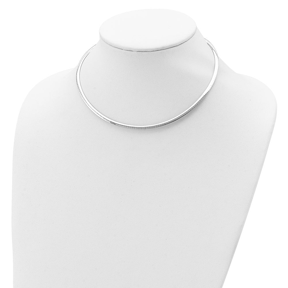 Sterling Silver Gold-pltd 3mm Reversible w/ ext Cubetto Chain