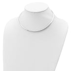 Sterling Silver Gold-pltd 3mm Reversible w/ ext Cubetto Chain