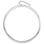 Sterling Silver Gold-plated 6mm Reversible w/ ext Cubetto Chain