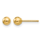 14k Madi K Polished 4mm Ball Post Earrings