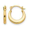 14k Madi K Small 1.6x12mm Hoop Earrings