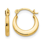 14k Madi K Small 1.6x12mm Hoop Earrings