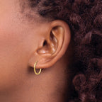 14k Madi K 1.25x13mm Endless Hoop Earrings