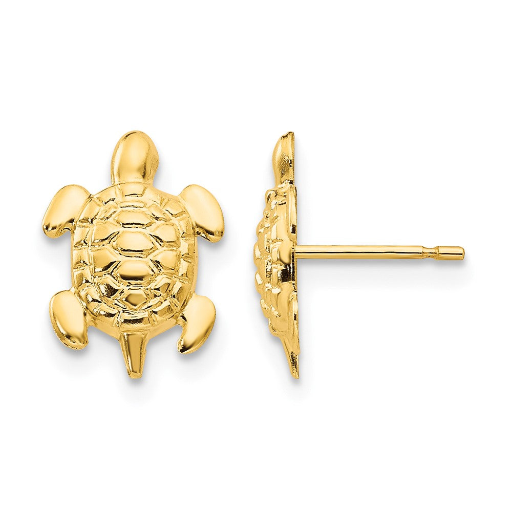 14k Madi K Turtle Childrens Post Earrings