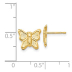 14k Madi K Butterfly Childrens Post Earrings
