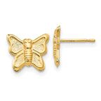 14k Madi K Butterfly Childrens Post Earrings