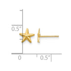 14k Madi K Star Childrens Post Earrings