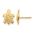 14k Madi K Turtle Childrens Post Earrings
