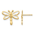 14k Madi K Dragonfly Childrens Post Earrings