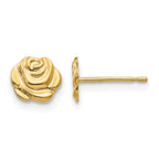 14k Madi K Polished Rose Childrens Post Earrings