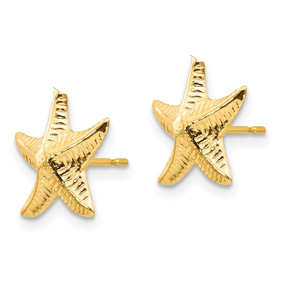 14k Madi K Starfish Childrens Post Earrings