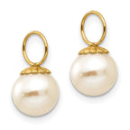 14k Madi K 5mm Freshwater Cultured Pearl Hoop Enhancers