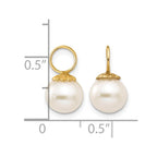14k Madi K 5mm Freshwater Cultured Pearl Hoop Enhancers