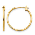14k Madi K 1x21mm Hoop Earrings