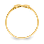 14k Madi K Two Hearts Baby / Childrens Ring
