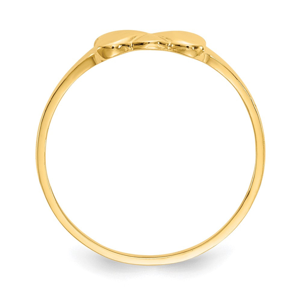 14k Madi K Two Hearts Baby / Childrens Ring