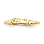 14k Madi K BABY Script Baby / Childrens Ring