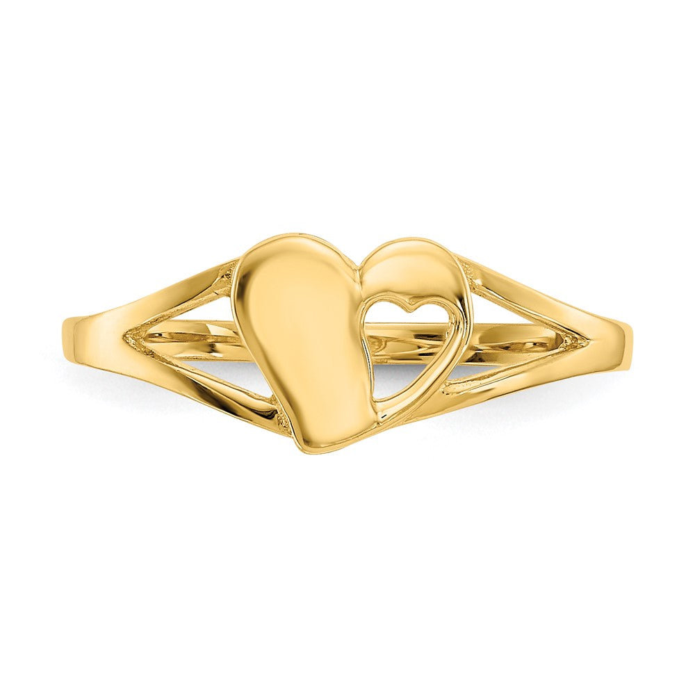 14k Madi K Heart Baby / Childrens Ring