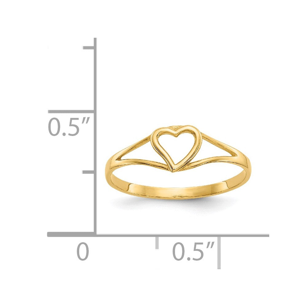 14k Madi K Heart Baby / Childrens Ring