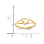 14k Madi K Heart Baby / Childrens Ring