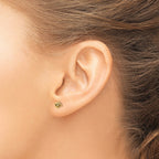 14k Madi K Polished Love Knot Childrens Post Earrings
