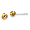 14k Madi K Polished Love Knot Childrens Post Earrings