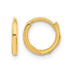 14k Madi K Polished 1.5x9mm Hinged Hoop Earrings
