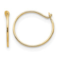 14k Madi K Small 1x9mm Endless Hoop Earrings