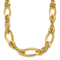 Golden Treasures 14K Polished Fancy Link Necklace