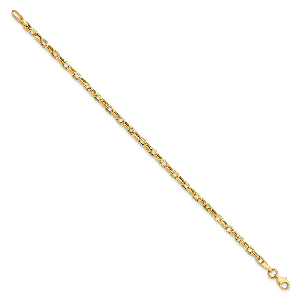 14k Polished 2mm Fancy Cable Link Bracelet