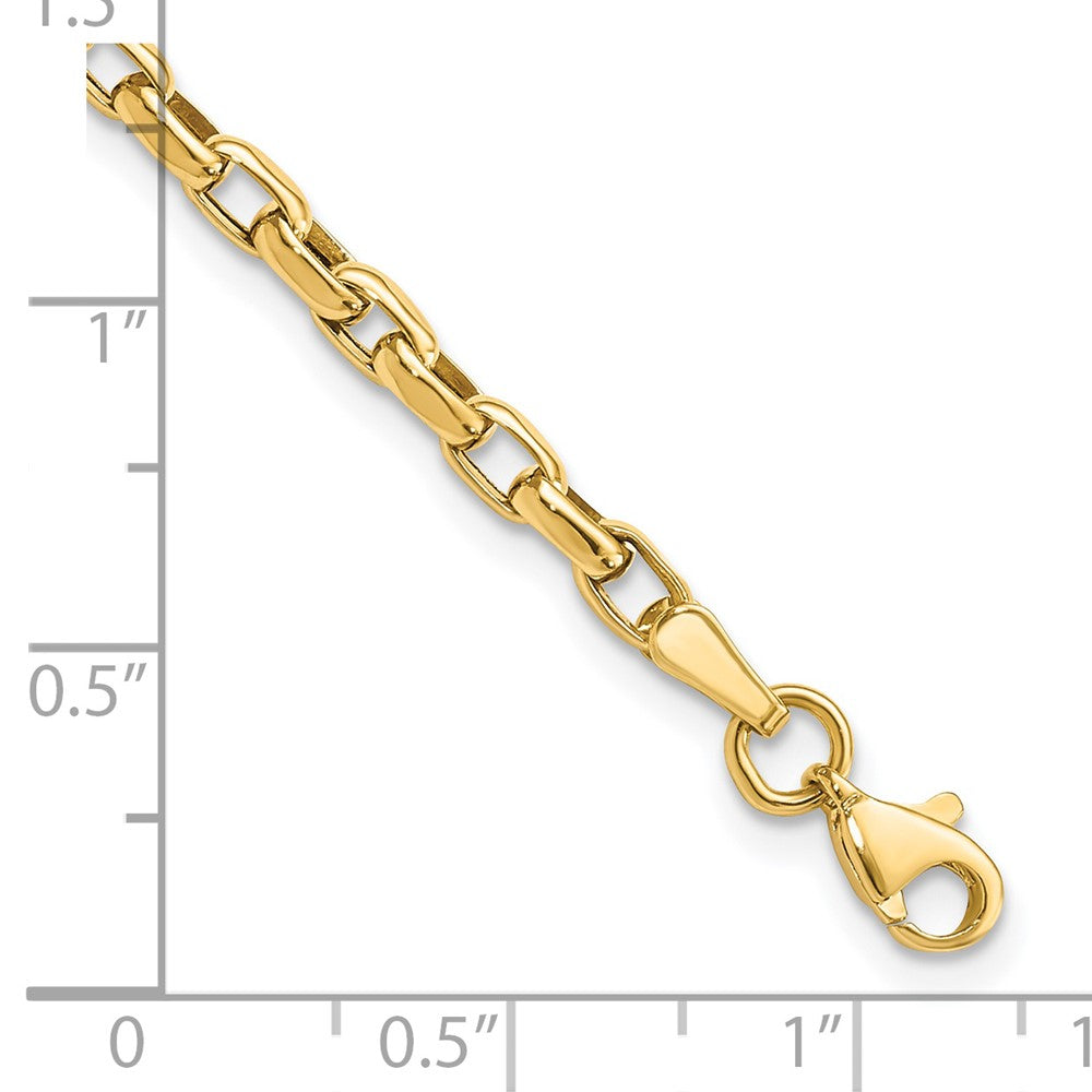 14k Polished 2mm Fancy Cable Link Bracelet
