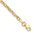 14k Polished 2mm Fancy Cable Link Bracelet