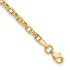 14k Polished 2mm Fancy Cable Link Bracelet