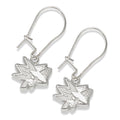 S/S SAN JOSE SHARKS LOGO 3/8 DANGLE EARRINGS