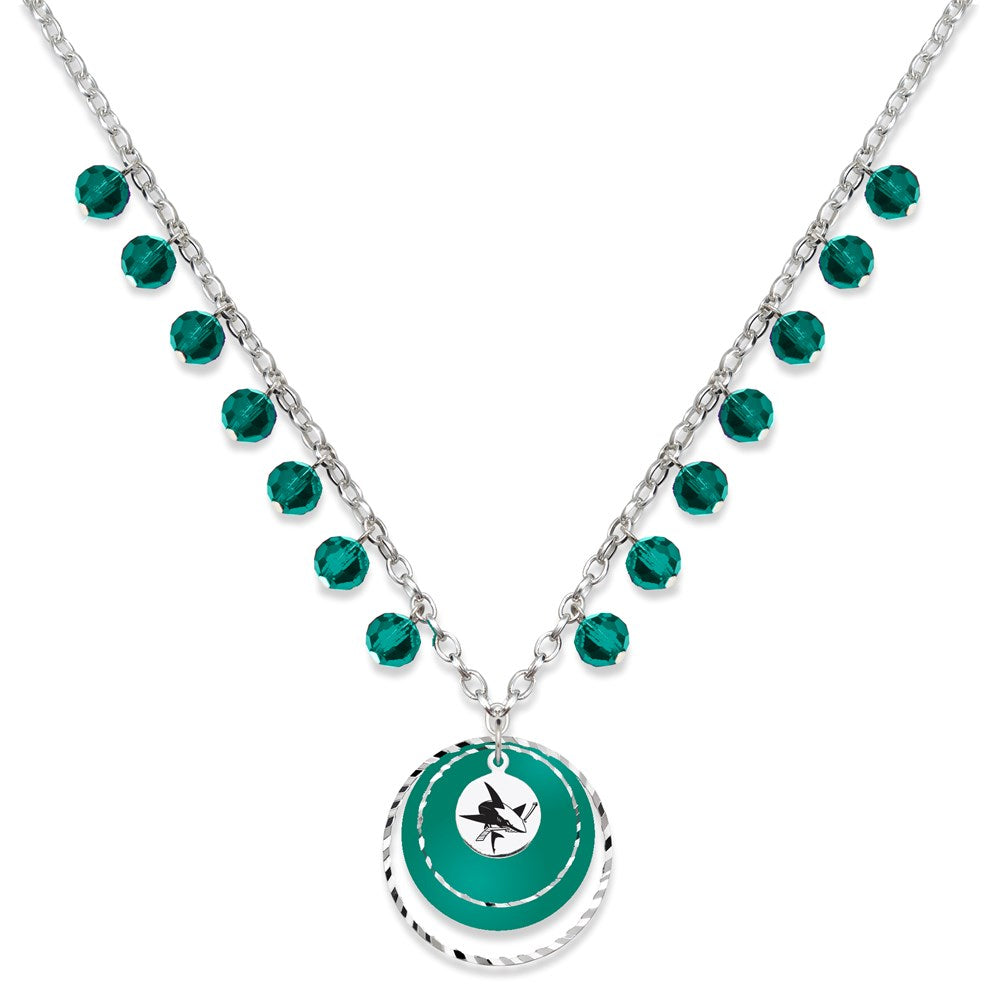 SAN JOSE SHARKS GAME DAY NECKLACE