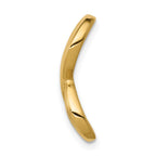 14k Polished Infinity Slide Fits up to 2mm Regular/3mm Fancy or Reversible Omega