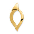 14k Polished Slide Fits up to 8mm Regular/10mm Fancy or Reversible Omega