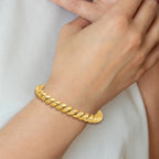 14k Polished 8mm 8 inch San Marco Bracelet