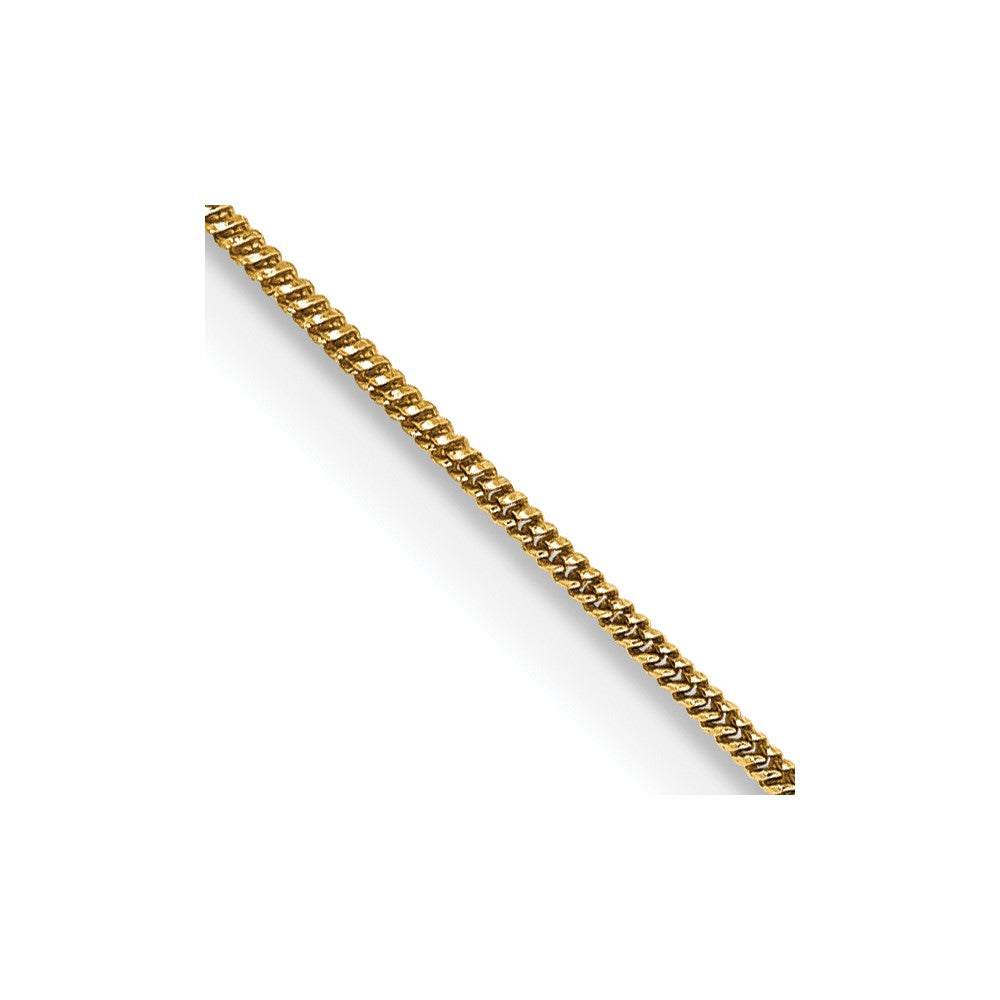 14K .65mm Round Snake with Lobster Clasp Chain