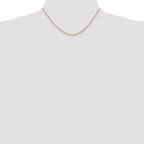 14K 1.1mm Round Snake with Lobster Clasp Chain