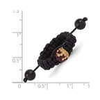 Crystal Macrame Adjustable Ring